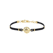 Mabina Bracciale in nylon con rosa dei venti 534142